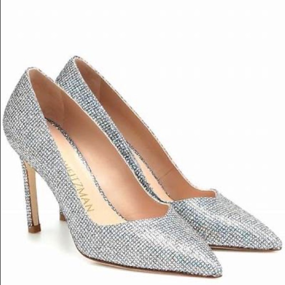 Stuart Weitzman Abby Metalic Pumps
